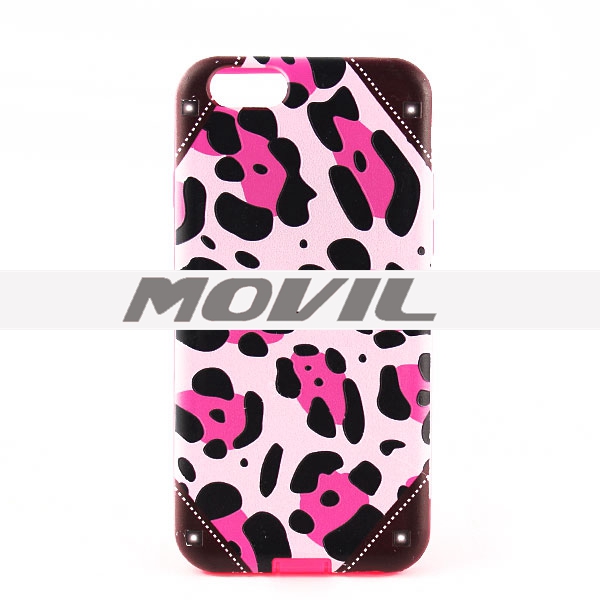 NP-2423 Relieve efecto 2 en 1 funda para iPhone 6-9